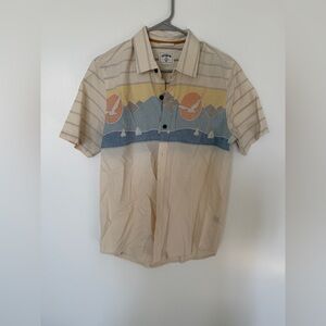 Men’s Tan Captain Fin Button Up